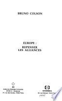 Europe--repenser les alliances