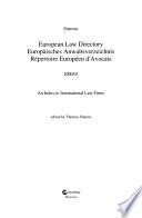European law directory