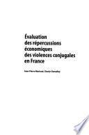 Évaluation des répercussions économiques des violences conjugales en France