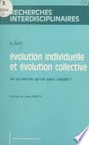 Évolution individuelle et évolution collective