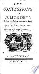 Examen des Confessions du comte de ***, écrites par lui-même à un ami. [by J. Soubeiran de Scopon.]