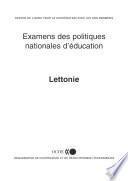 Examens des politiques nationales d'éducation : Lettonie 2001