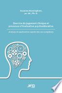 Exercice du jugement clinique et processus d’évaluation psychoéducative