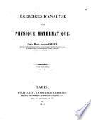 Exercices d'analyse et de physique mathematique