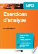 Exercices d'analyse MPSI