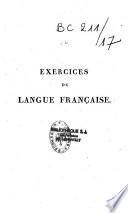 Exercices de Langue Française, etc