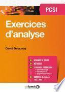 Exercices de maths Analyse PCSI