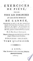 Exercices de pieté pour tous les dimanches et les fétes mobiles de l'année