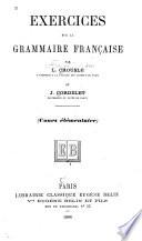 Exercises sur la grammaire française