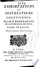 Exhortations et instructions chretiennes