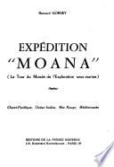 Expédition Moana (le tour du monde de l'exploration sous-marine): Guest-Pacifique, océan Indien, mer Rouge, Méditerranée