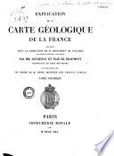 Explication de la carte géologique de la France