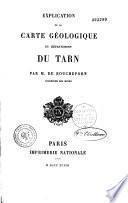 Explication de la carte géologique du Tarn