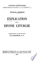 Explication de la divine liturgie