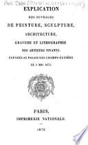 Explication des peintures, sculptures et autres ouvrages