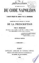 Explication du titre xx, liv. iii du Code Napoléon