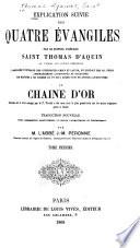 Explication suivie des quatre évangiles