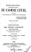 Explication théorique et pratique du Code civil contenant l'analyse critique des auteurs et de la jurisprudence (etc.)