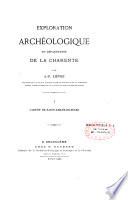 Exploration archéologique du département de la Charente