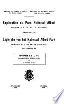 Exploration du Parc national Albert, Mission G.F. de Witte