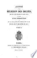 Exposé de la religion des druzes