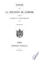 Exposé de la situation de l'Empire