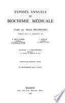 Exposés annuels de biochimie médicale