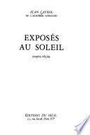 Exposés au soleil