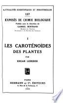 Exposés de chimie biologique, pub. sous la direction de Gabriel Bertrand