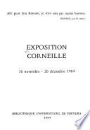 Exposition Corneille, 16 novembre-20 décembre 1984