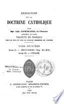 Exposition de la doctrine catholique