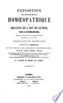 Exposition de la doctrine médicale homoeopathique ...