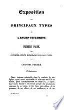 Exposition des principaux types de l'Ancien-Testament