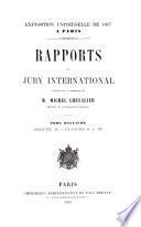 Exposition universelle de 1867: Rapports du jury international