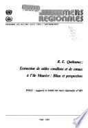 Extraction de sables coralliens et de coraux à l'île Maurice
