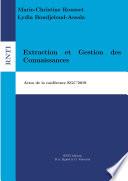 Extraction et Gestion des Connaissances