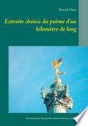 Extraits choisis du poème d'un kilomètre de long