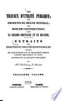 Extraits des enquêtes et des pièces officielles publiées en Angleterre par le parlement, depuis l'année 1833 jusqu' à ce jour; accompagnés de quelques remarques par [Maurice] Rubichon & L. Mounier