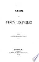 Extraits des journaux de l'église de l'Unité des frères
