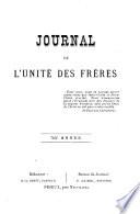 Extraits des journaux de l'église de l'Unité des frères