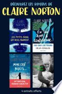 Extraits gratuits de quatre romans de Claire Norton