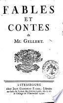 Fables et contes de Mr. Gellert