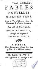 Fables nouvelles