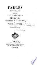 Fables nouvelles