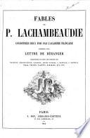Fables, précédées d'une lettre