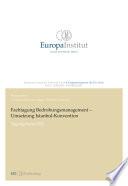 Fachtagung Bedrohungsmanagement - Umsetzung Istanbul-Konvention