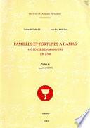 Familles et fortunes à Damas