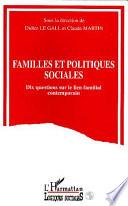 Familles et politiques sociales