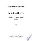 Familles Riou-x