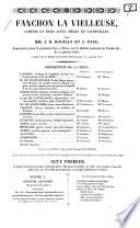 Fanchon la vielleuse comédie en trois actes, mêlée de vaudevilles par mm. J. N. Bouilly et J. Pain